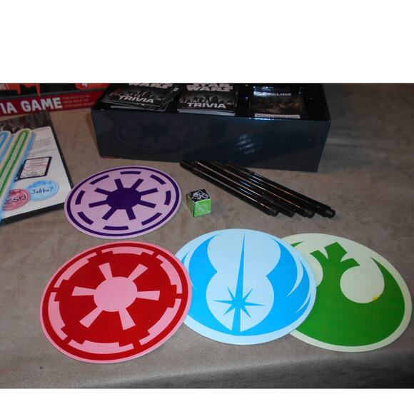 2015 Star Wars Trivia Game Cardinal Games #18801 Complete - Picture 4 of 8